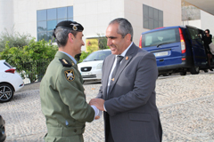 El Coronel Francisco Calvo Rodrguez visita lora